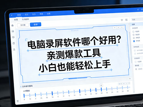 电脑录屏软件哪个好用?亲测爆款工具,小白也能轻松上手
