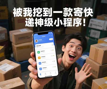 被我挖到一款寄快递性价比很高的一款小程序！