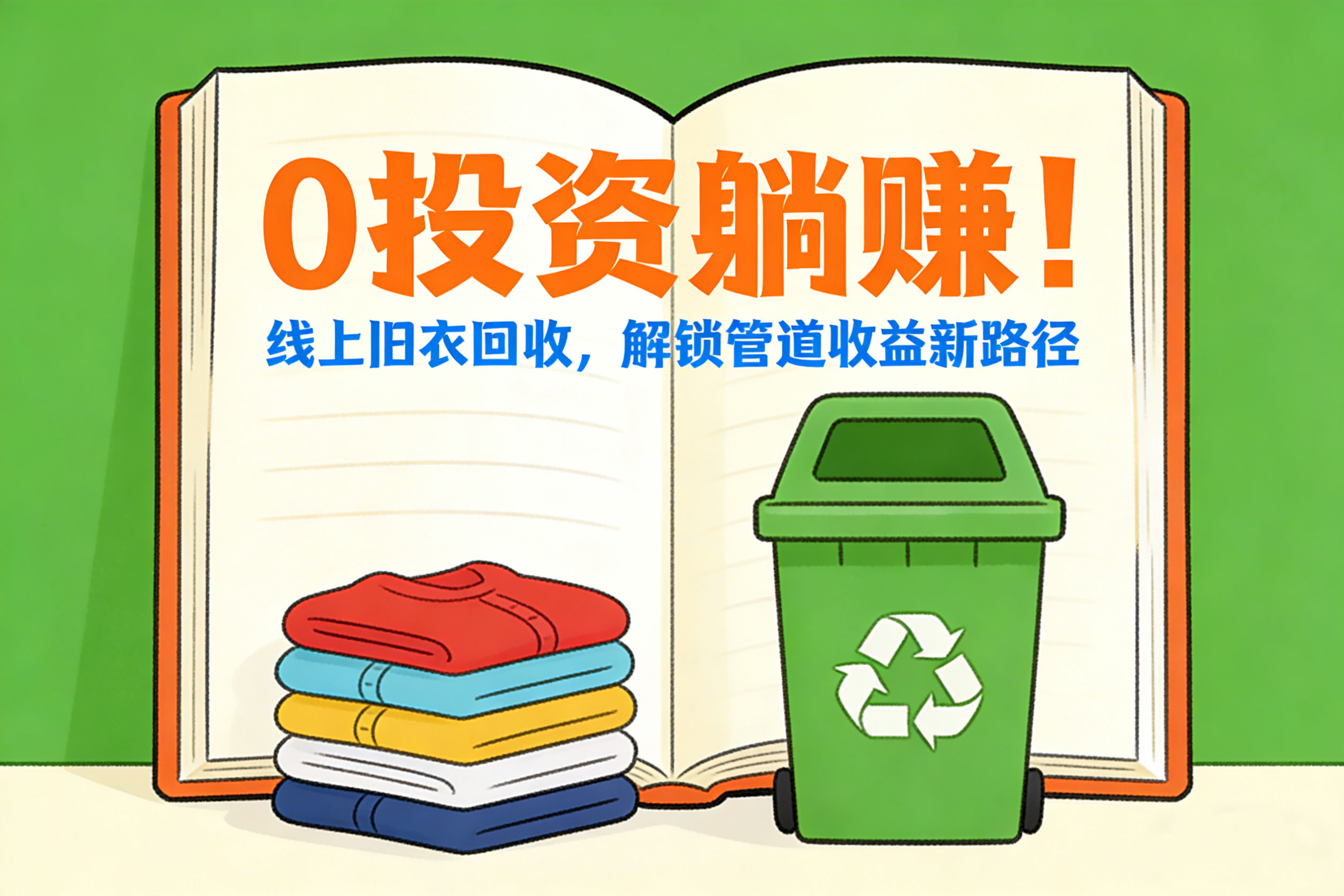 0 投资躺赚！线上旧衣回收，解锁管道收益新路径